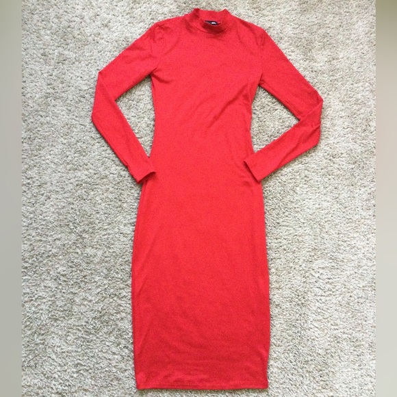 π₯π₯ HOST PIC π₯π₯ Long Sleeve Bodycon Dress - Picture 3 of 15